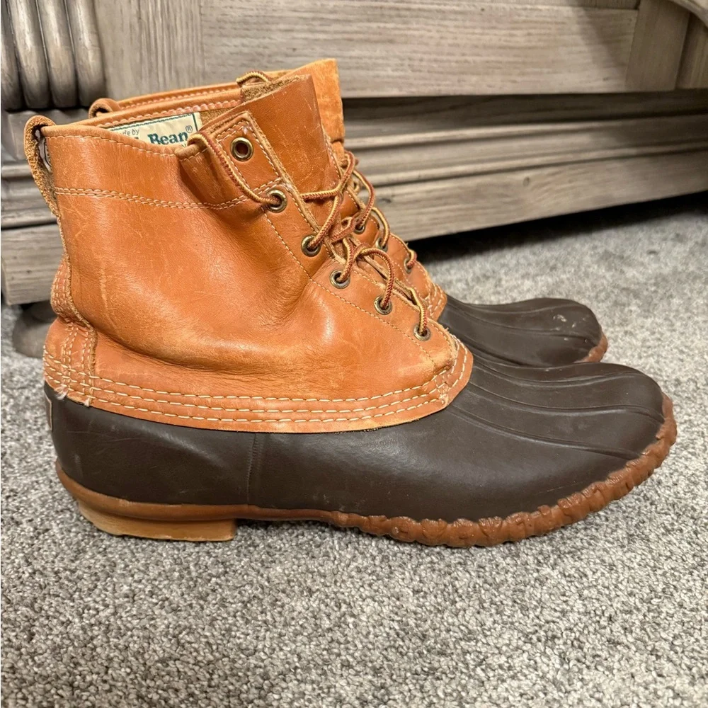 Men's L.L. Bean Duck Boots Maine Hunting Shoe 14M